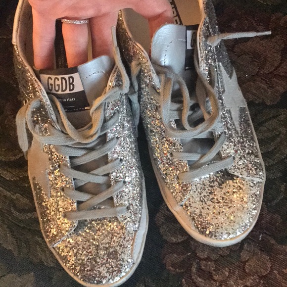 NIB GOLDEN GOOSE GLITTER SUPERSTAR 39 SOLD OUT - Picture 4 of 8